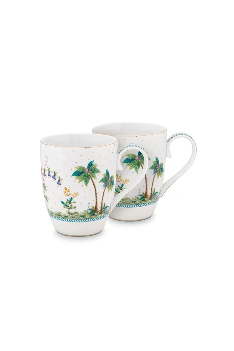 Cheap Jolie Set/2 Mugs Large Dots Gold Porcelain Sets