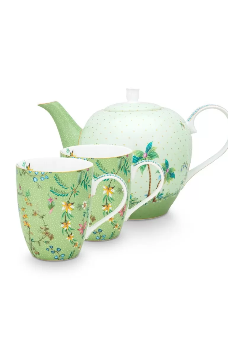 Flash Sale Jolie Tea Set/3 Large Porcelain Sets