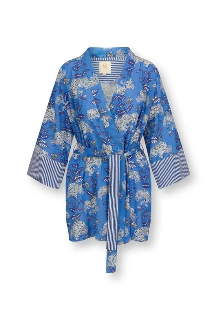 Shop Kimono Flora Firenze Cobalt Kimono'S