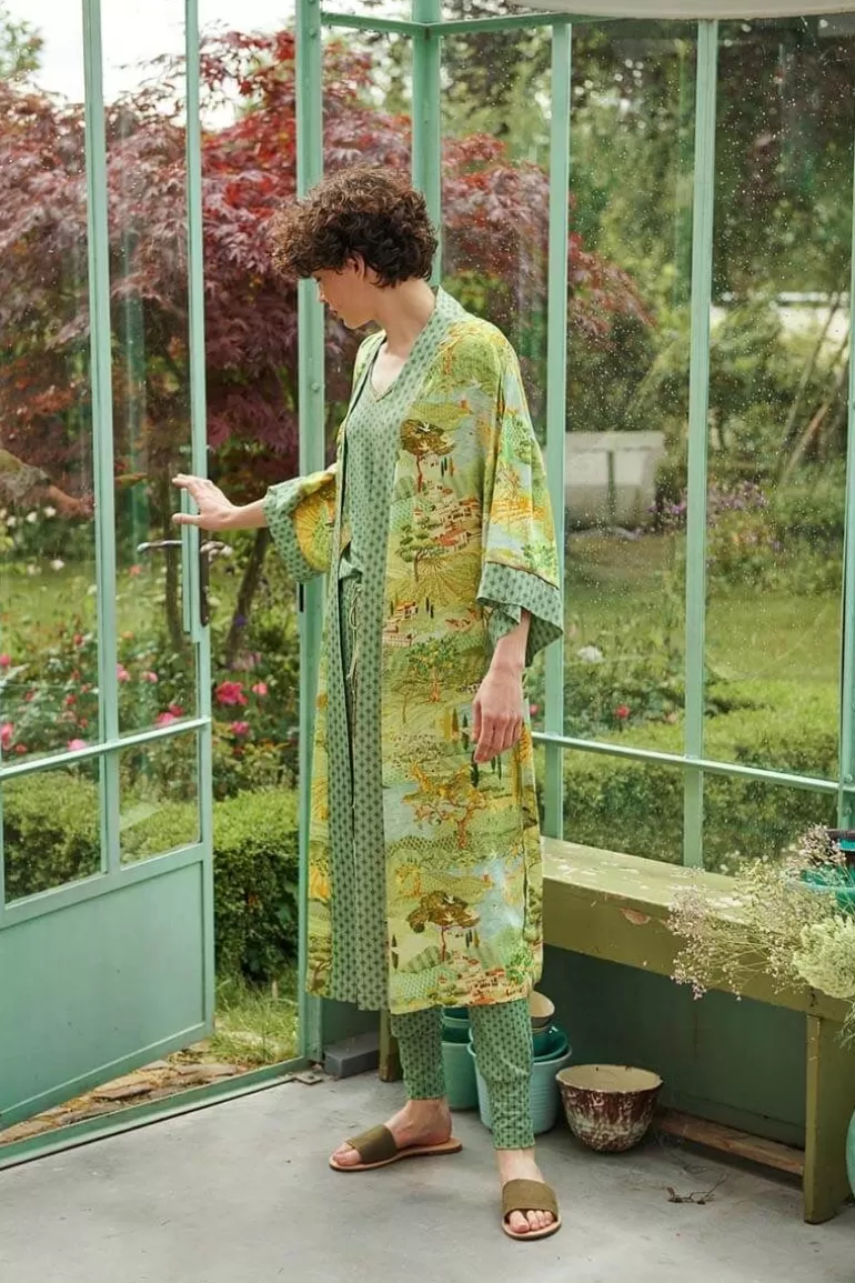 Cheap Kimono Toscana Green Kimono'S