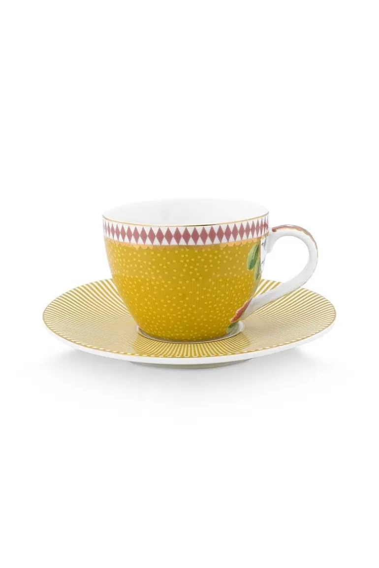Cheap La Majorelle Espresso Cup & Saucer Yellow Cups/Saucers