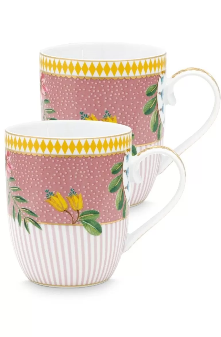 Cheap La Majorelle Set/2 Mugs Small Pink Coffee Mugs