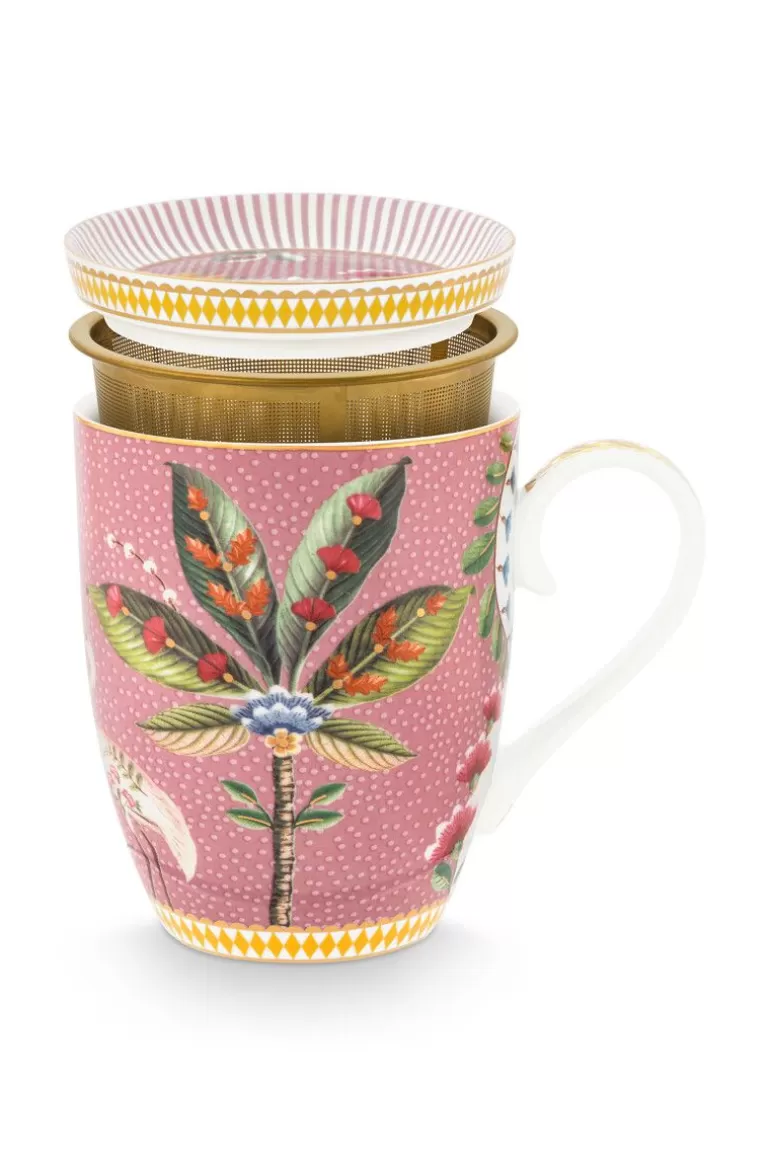 Fashion La Majorelle Tea For One Pink Tea Infusers