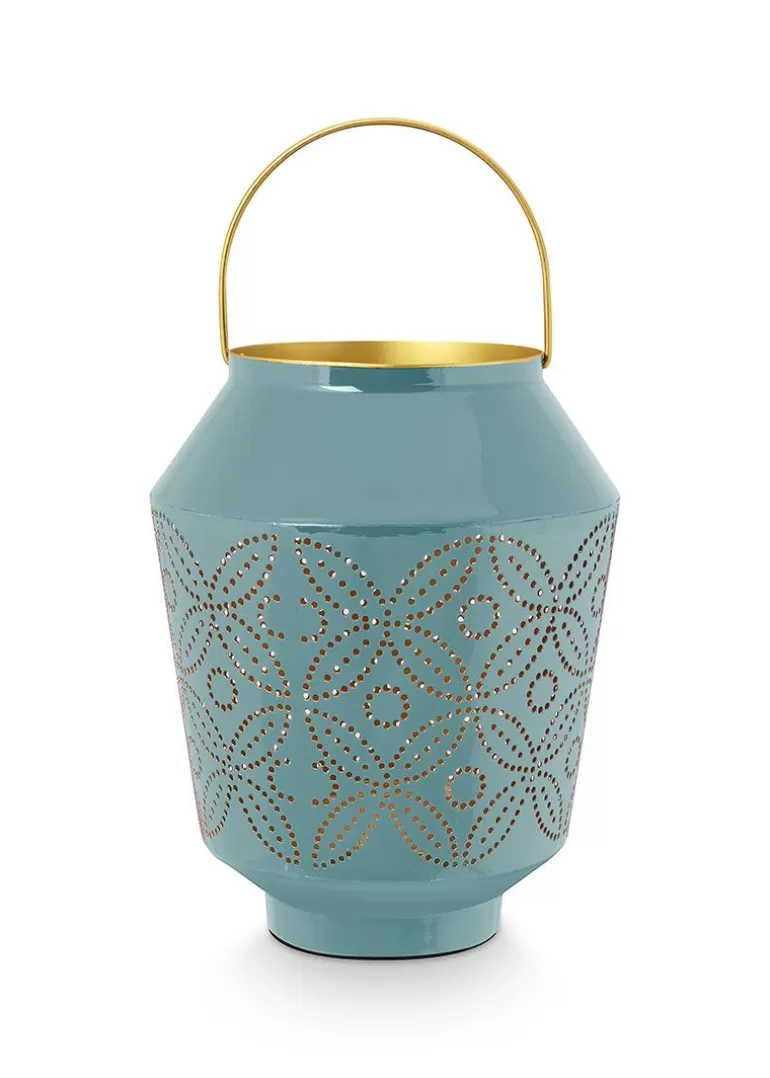 Outlet Lantern Enamelled Dark 29Cm Sale Lanterns