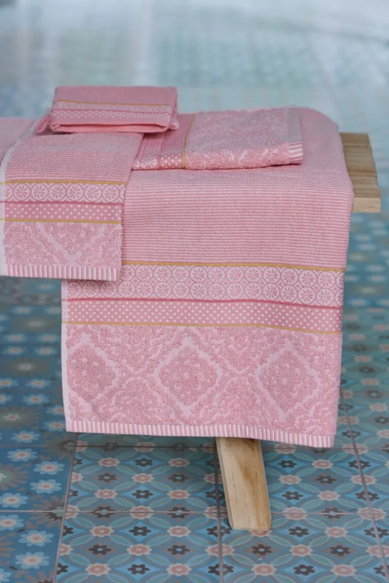 Sale Large Bath Towel Soft Zellige Pink 70X140 Cm Towels
