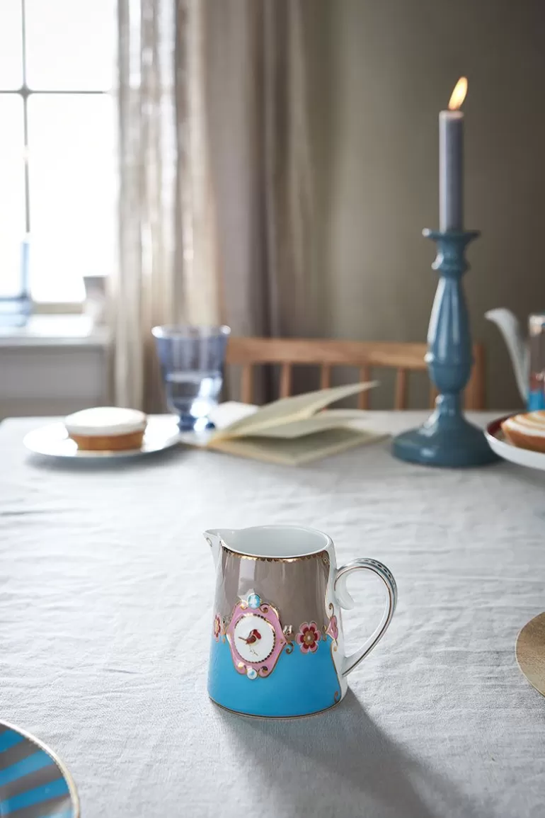 Discount Love Birds Jug Small Blue/Khaki Milk Jugs