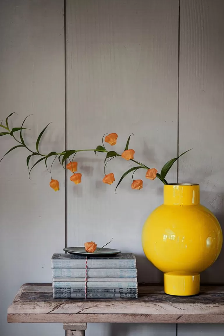 Hot Metal Vase 24Cm Large Vases