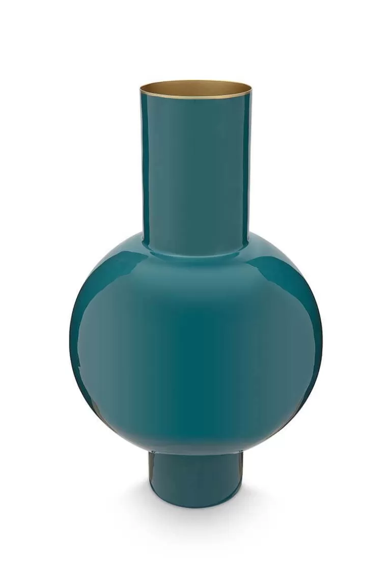 Clearance Metal Vase Dark 40 Cm Large Vases