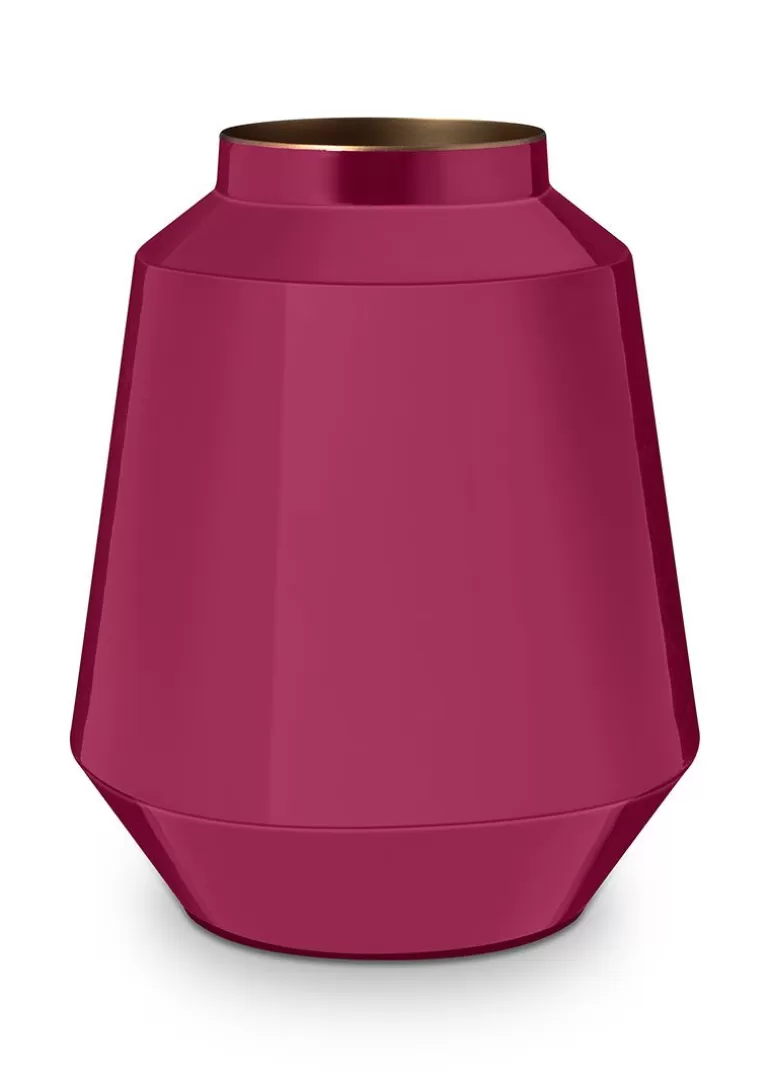 Sale Metal Vase Pink 29 Cm Large Vases