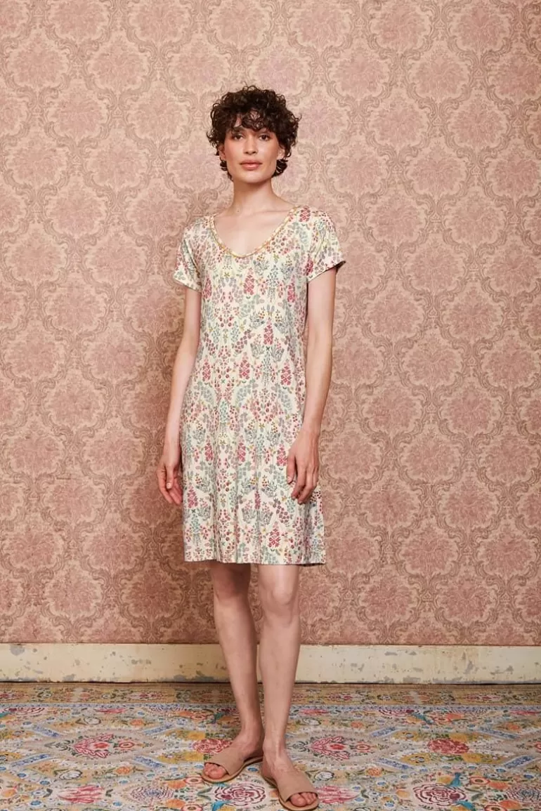 Store Nightdress Short Sleeve Primavera White Nightdresses