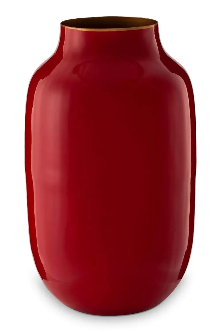 Fashion Oval Metal Vase 30 Cm Large Vases