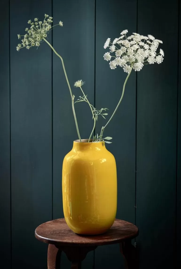 Fashion Oval Metal Vase 30 Cm Large Vases