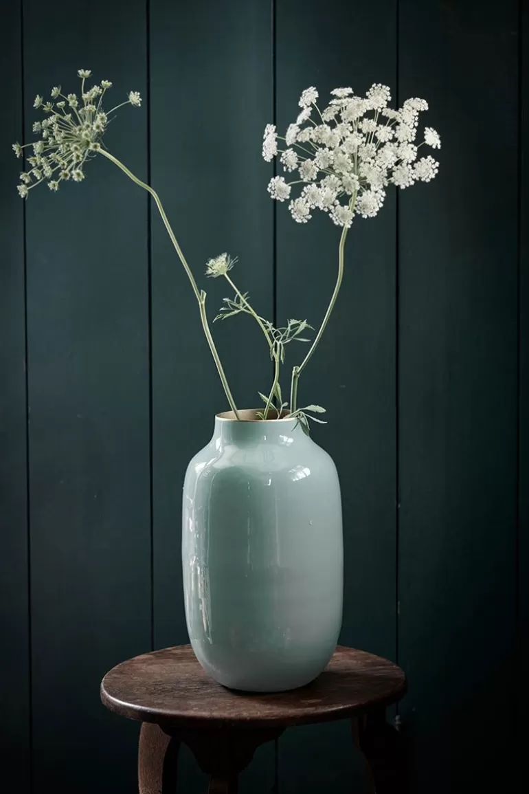 Cheap Oval Metal Vase 30 Cm Large Vases
