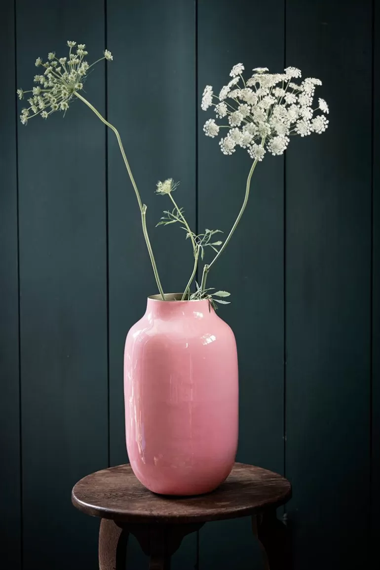 Best Sale Oval Metal Vase Old 30 Cm Large Vases