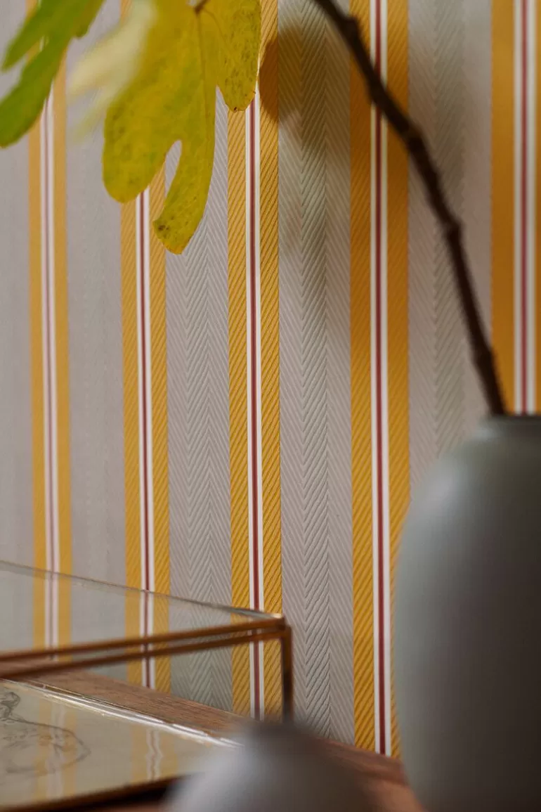 Outlet Blurred Lines Non-Woven Wallpaper Beige/ Non-Woven Wallpaper