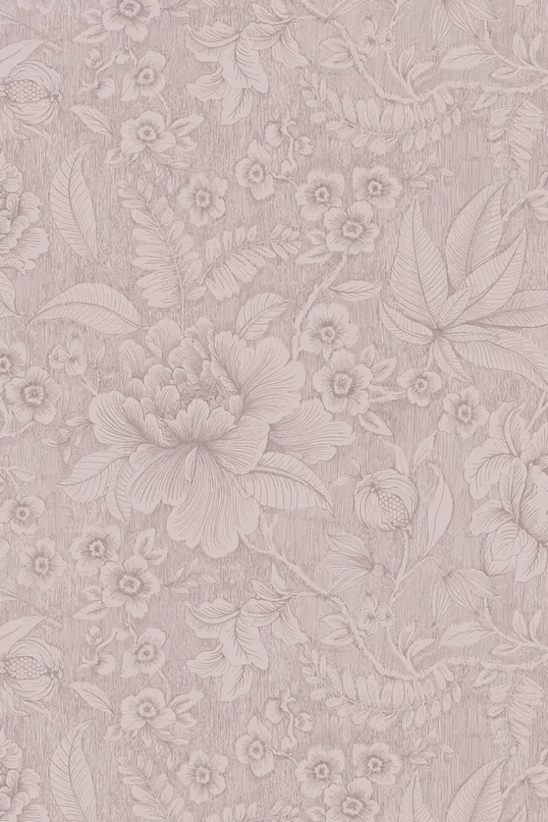 Hot Casa Dei Fiori Non-Woven Wallpaper Light Mauve Non-Woven Wallpaper