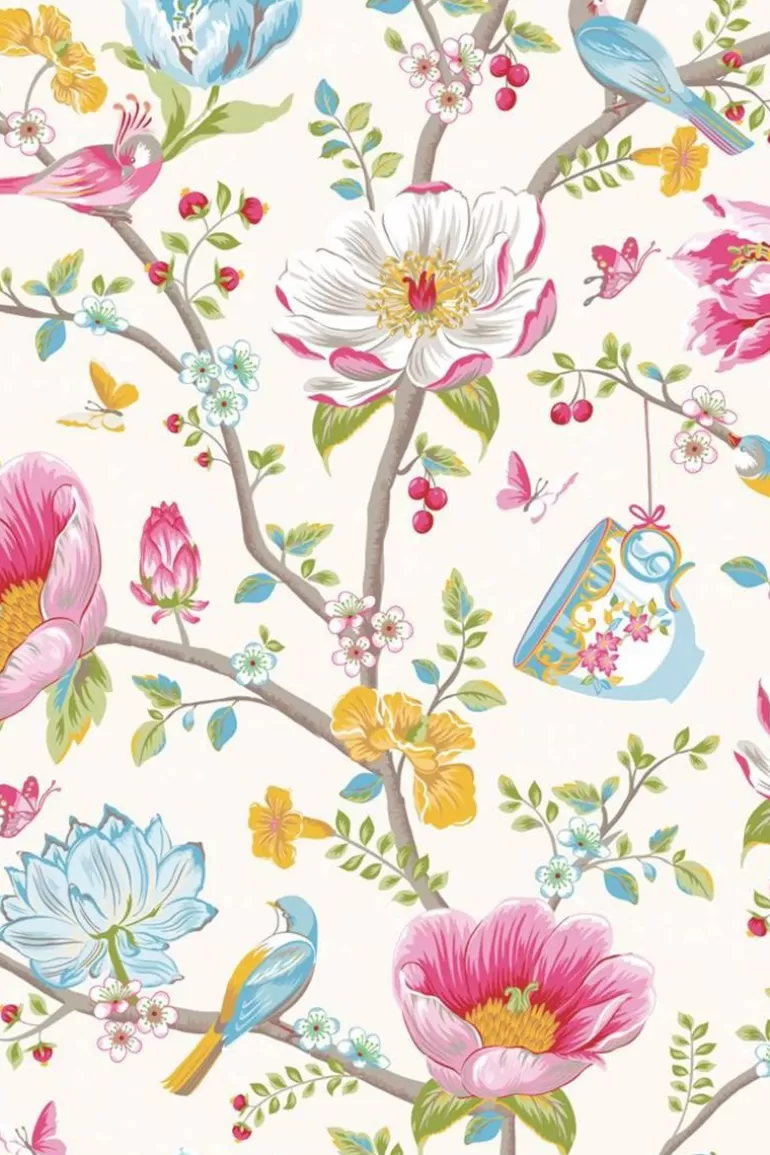 Fashion Chinese Garden Non-Woven Wallpaper Non-Woven Wallpaper