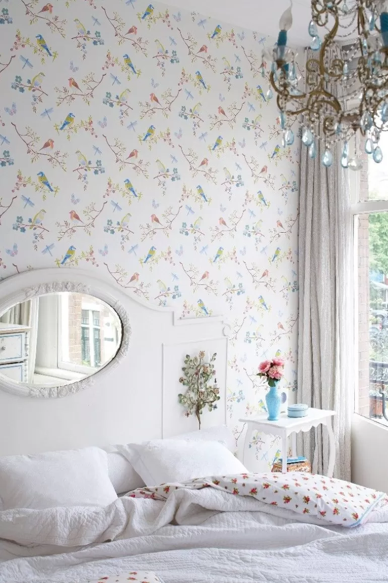 Fashion Early Bird Non-Woven Wallpaper Off Non-Woven Wallpaper