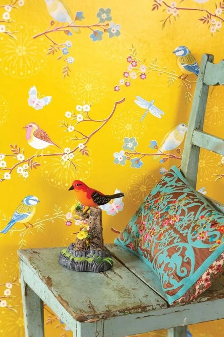 Sale Early Bird Non-Woven Wallpaper Yellow Non-Woven Wallpaper