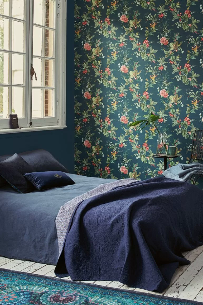 Flash Sale Floris Non-Woven Wallpaper Dark Non-Woven Wallpaper