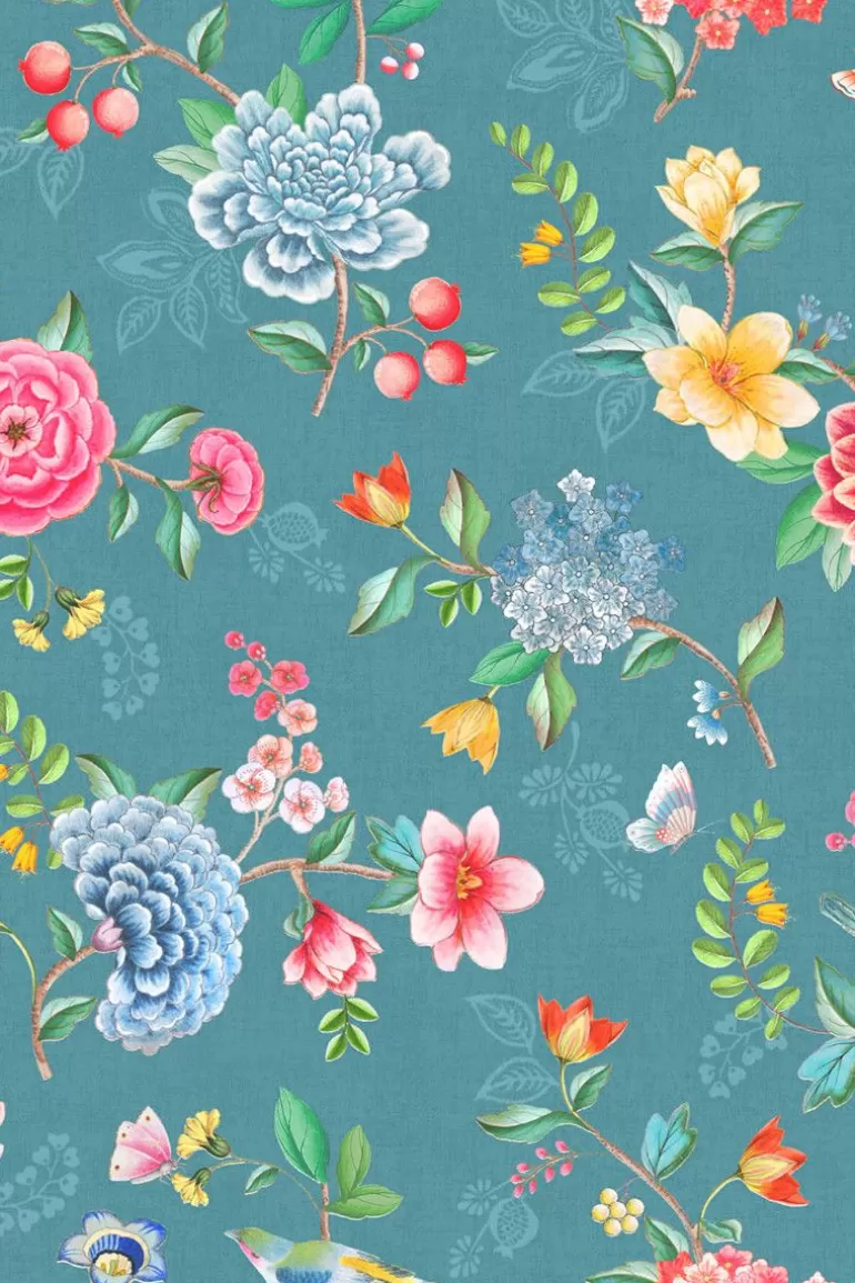Best Good Evening Vinyl Wallpaper Petrol Vinyl Wallpaper