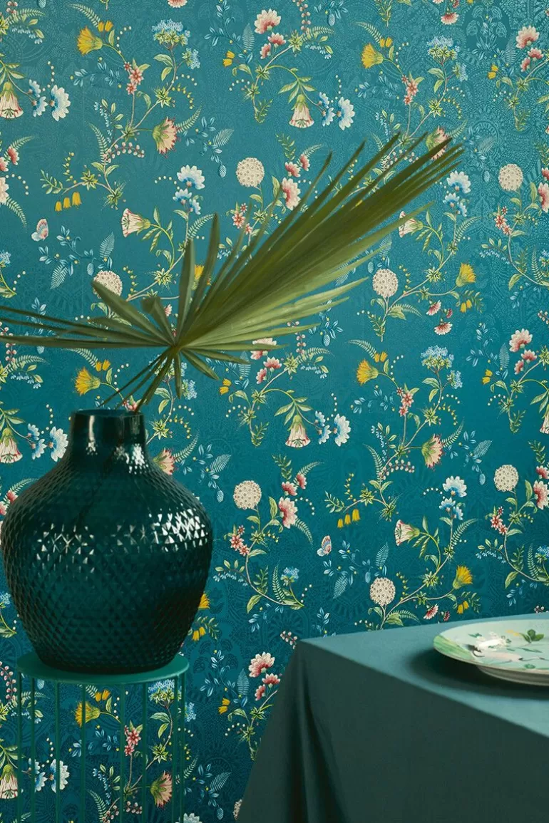 Store La Majorelle Non-Woven Wallpaper Dark Non-Woven Wallpaper