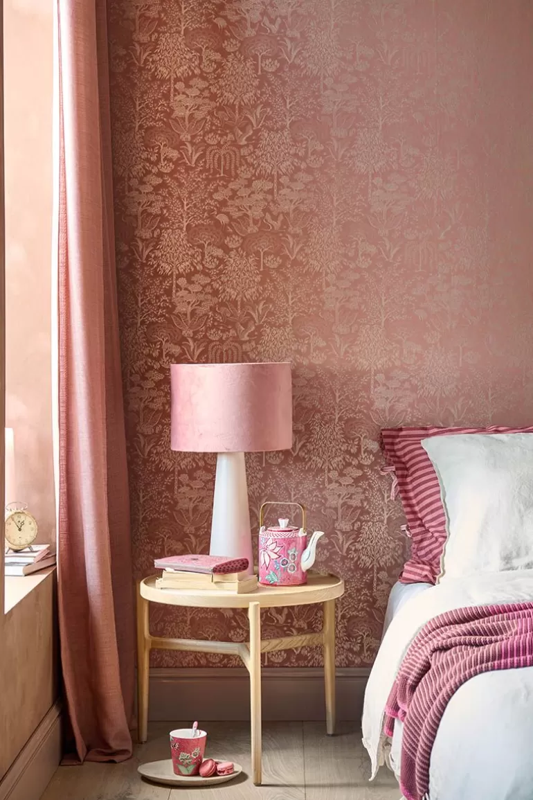 Outlet Origami Tree Non-Woven Wallpaper /Rosegold Non-Woven Wallpaper