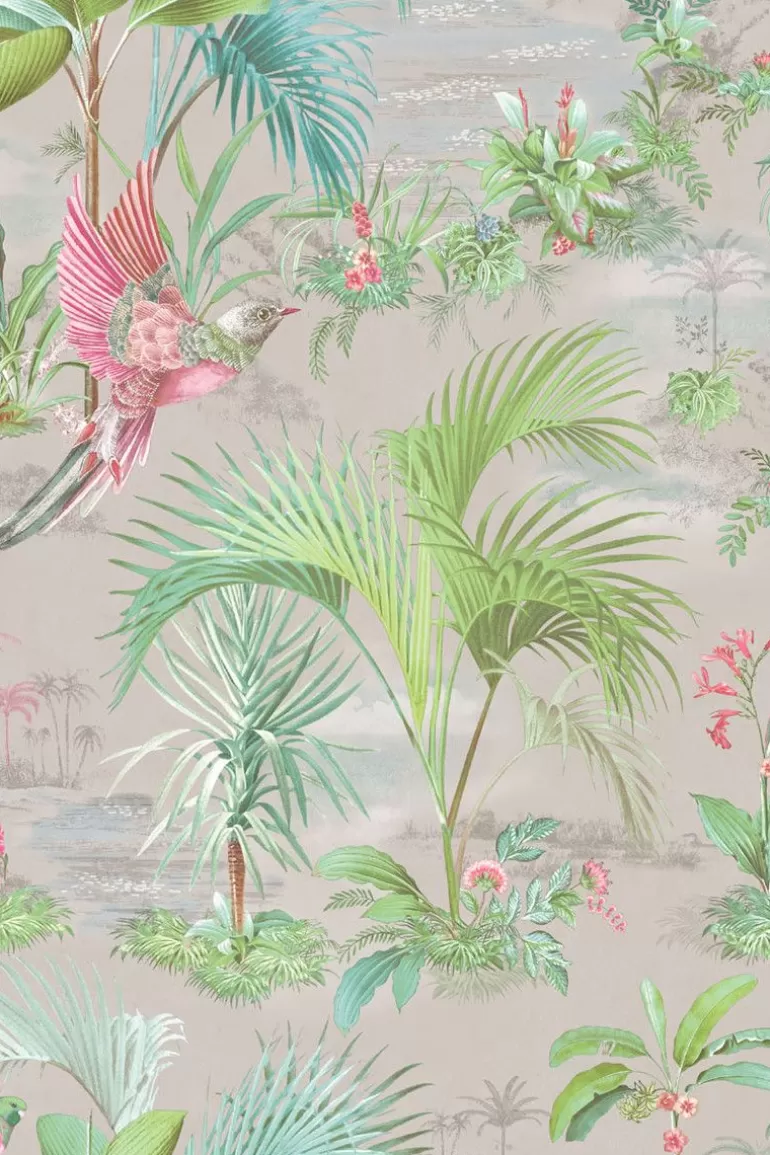Cheap Palm Scene Non-Woven Wallpaper Non-Woven Wallpaper
