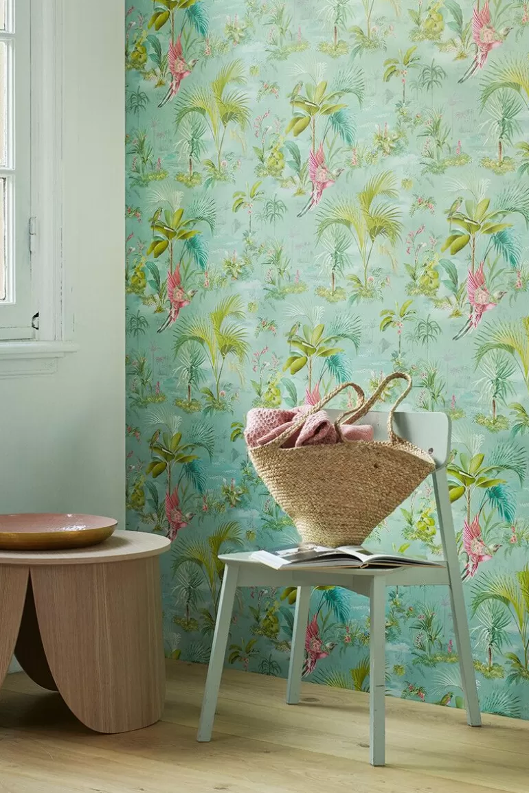 Clearance Palm Scene Non-Woven Wallpaper Non-Woven Wallpaper
