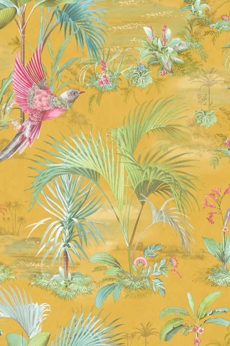 Best Sale Palm Scene Non-Woven Wallpaper Non-Woven Wallpaper
