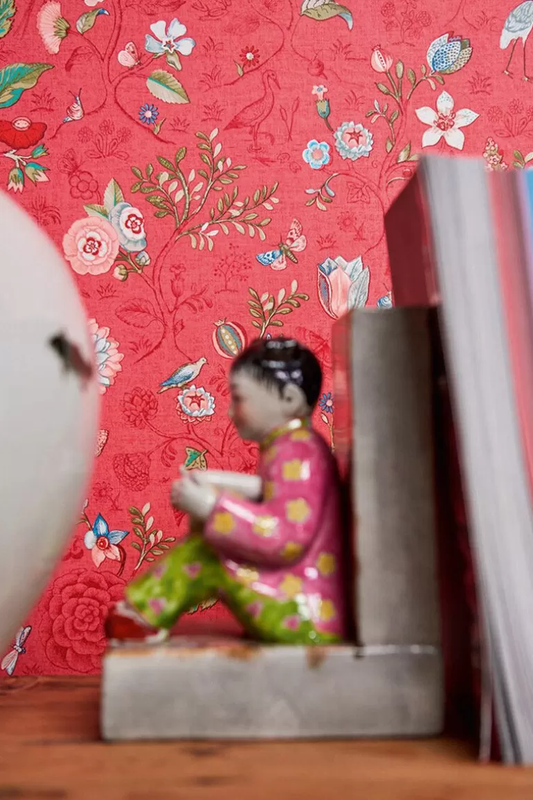 Best Sale Spring To Life Non-Woven Wallpaper /Pink Non-Woven Wallpaper
