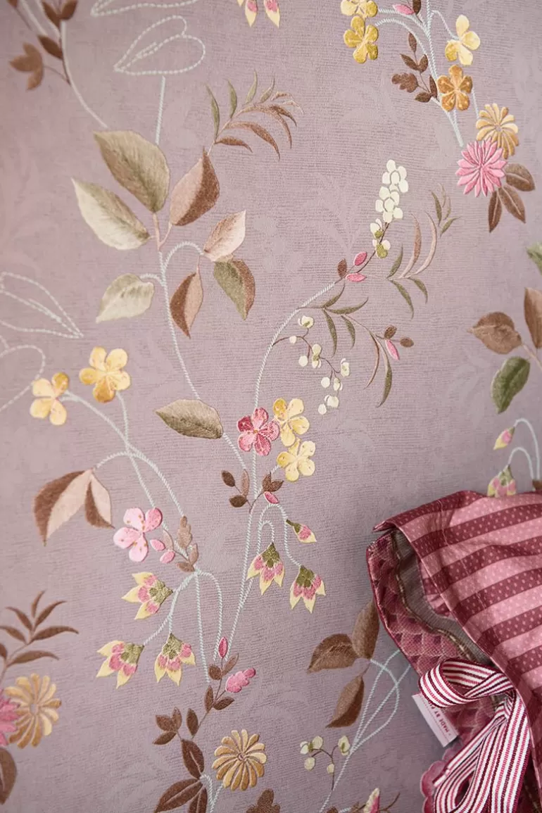 Online Tokyo Blossom Non-Woven Wallpaper Pink Mauve Non-Woven Wallpaper