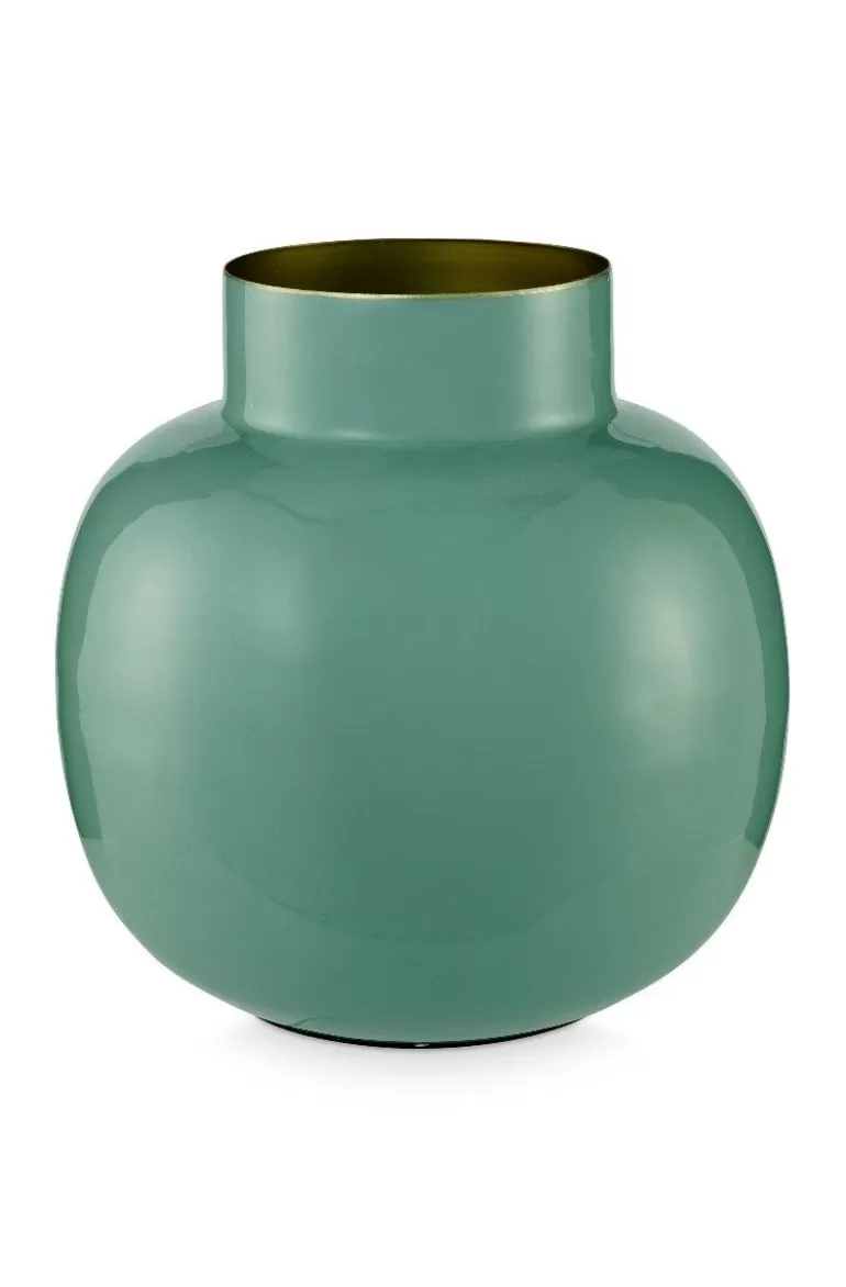 Hot Round Metal Vase 25 Cm Large Vases