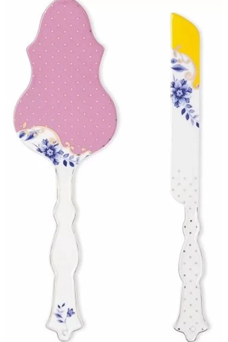 Online Royal Multi Cake Server & Knife Porcelain Sets