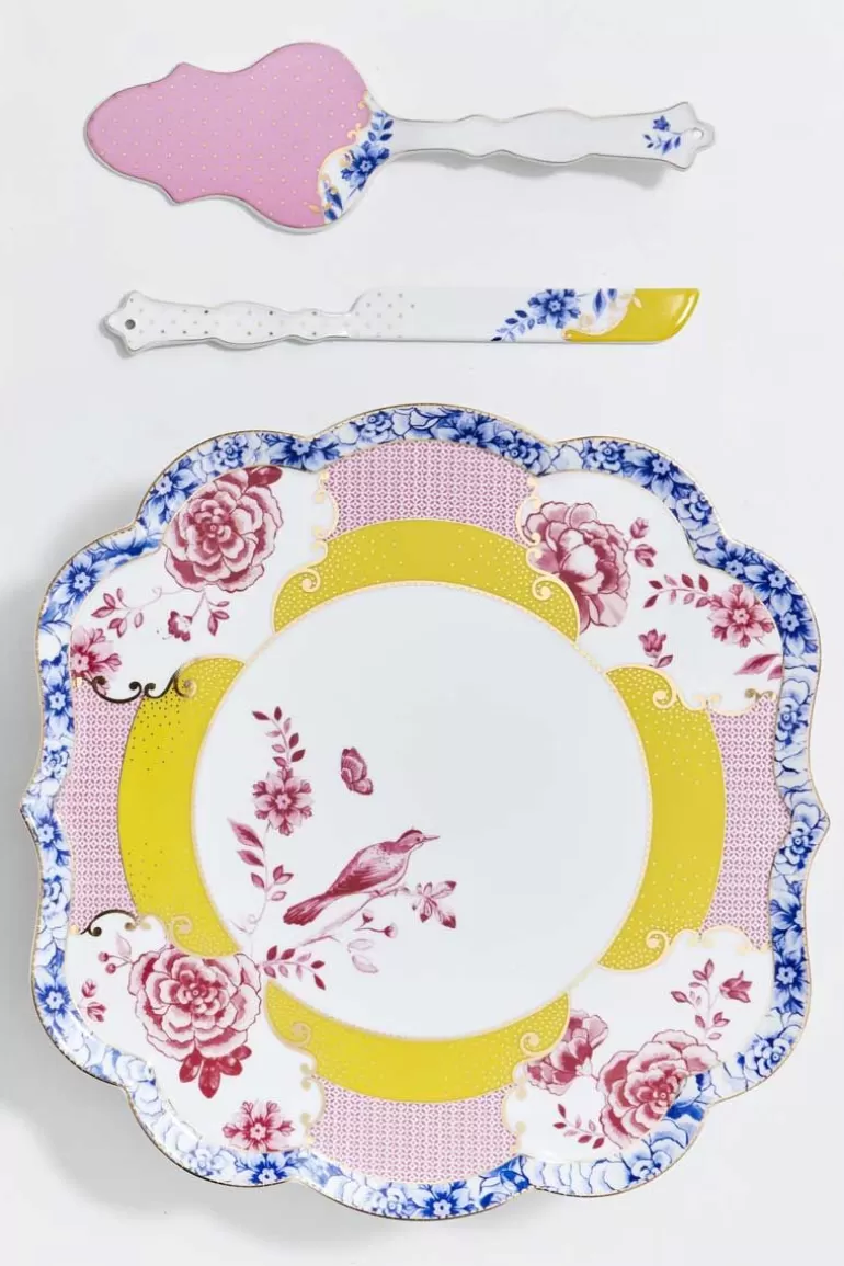 Online Royal Multi Cake Server & Knife Porcelain Sets