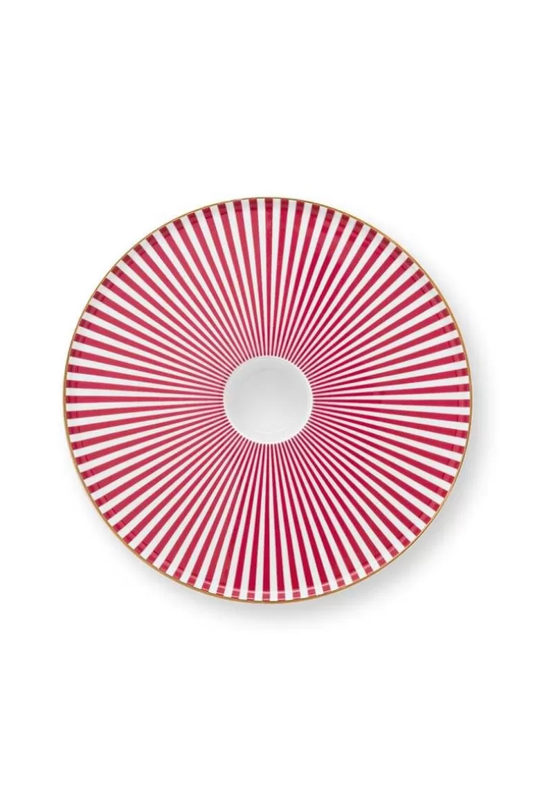 Best Sale Royal Stripes Candle Tray 14Cm Candle Holders