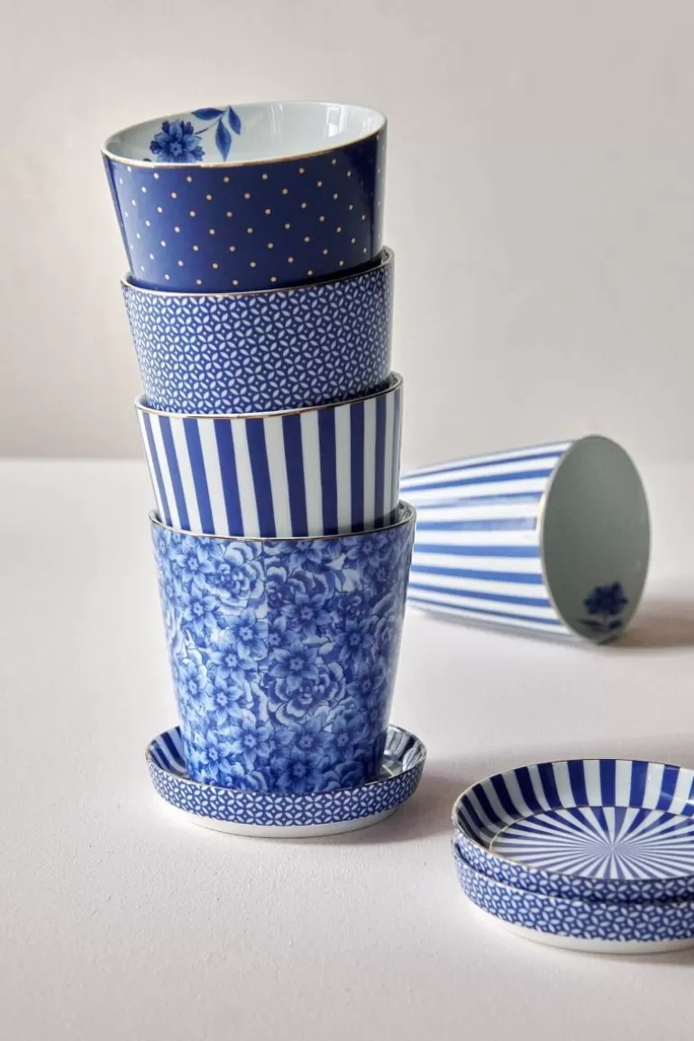 Store Royal Stripes Mug Flower & Tea Tip Porcelain Sets