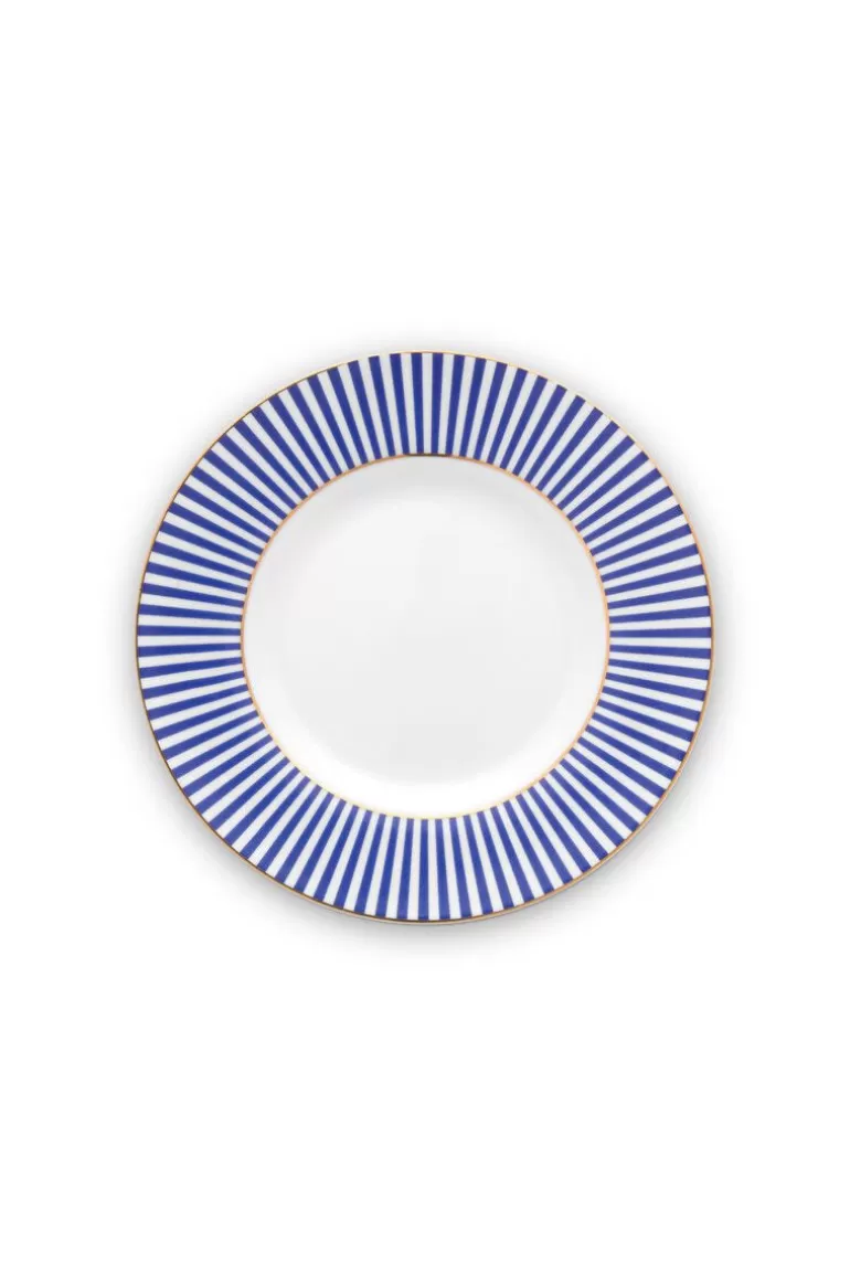 Flash Sale Royal Stripes Pastry Plate 17 Cm Cake Plates