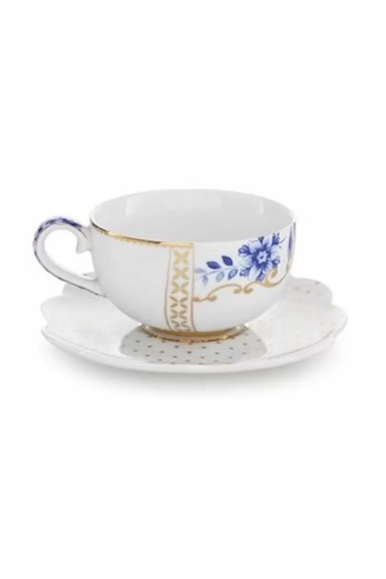 Discount Royal White Espresso Cup & Saucer Cups/Saucers