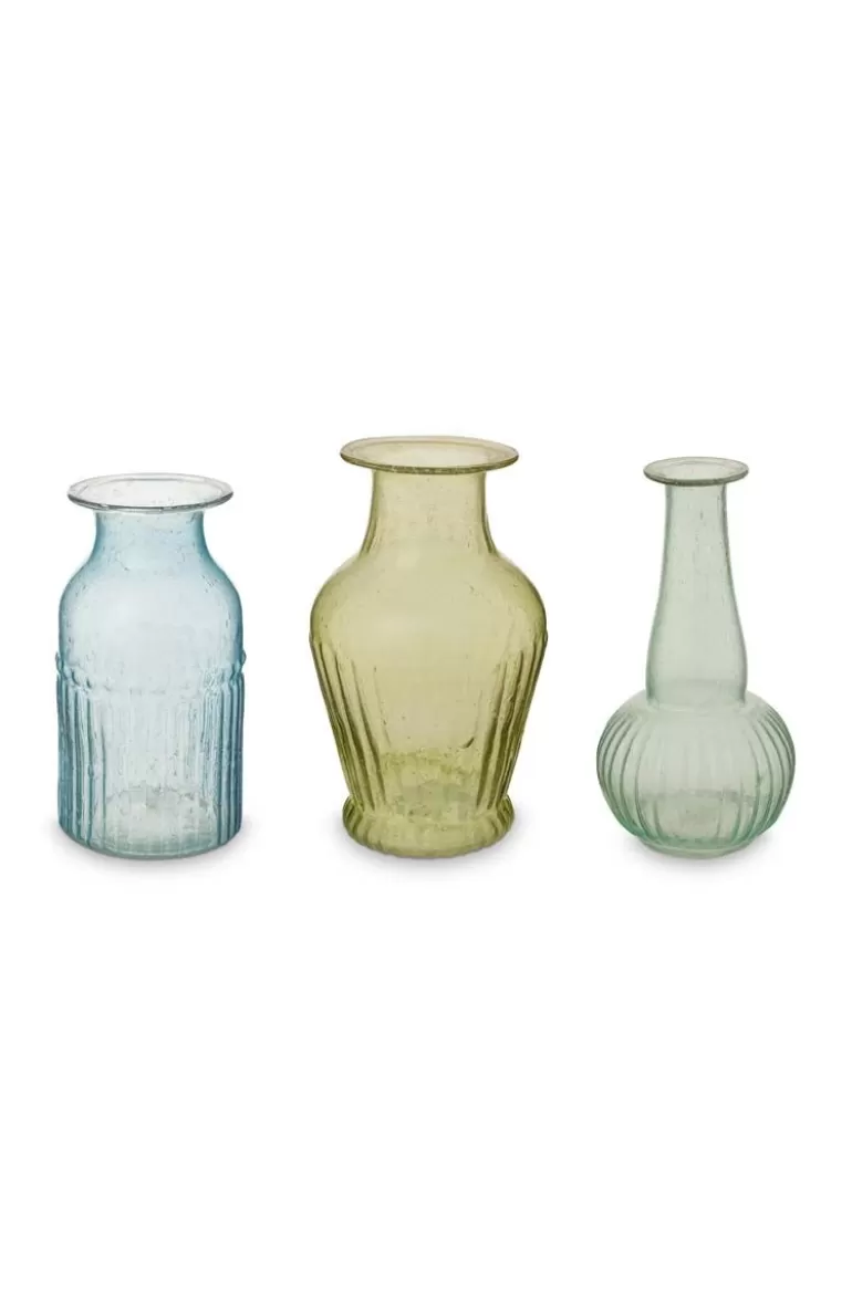 Best Set/3 Vases Glass S Sale Sets