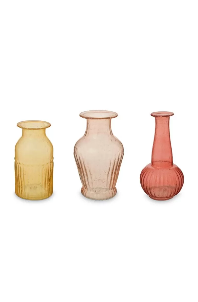 Outlet Set/3 Vases Glass S Sale Sets