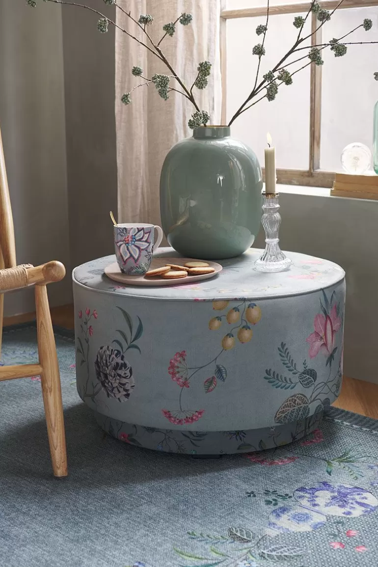 Discount Stool Low Fleur Grandeur Green Stools