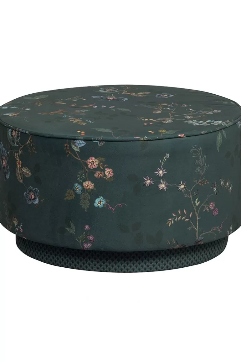 New Stool Low Kawai Flower Green Stools