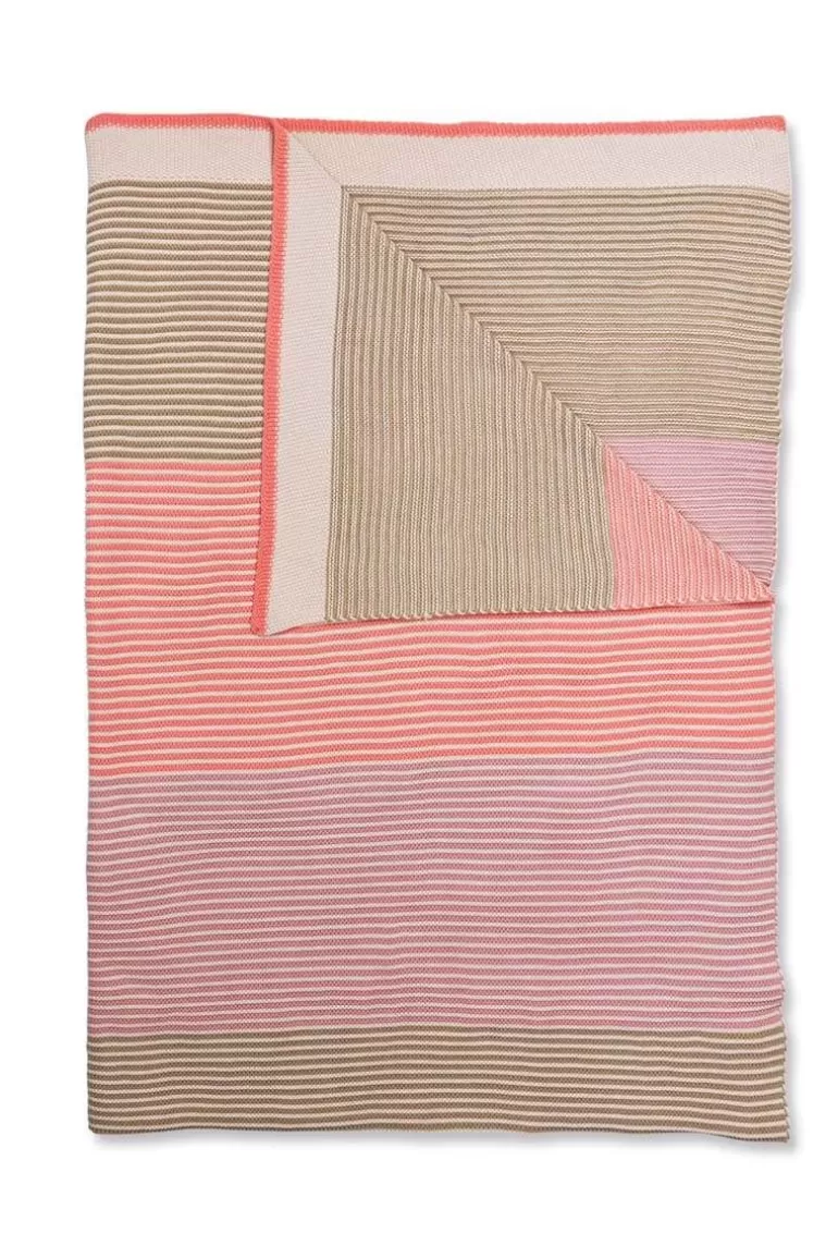 Outlet Throw Blockstripe Pastel Plaids/Quilts