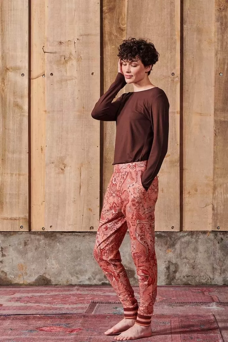 Store Top Long Sleeve Solid Terra Red Long Sleeve Shirts