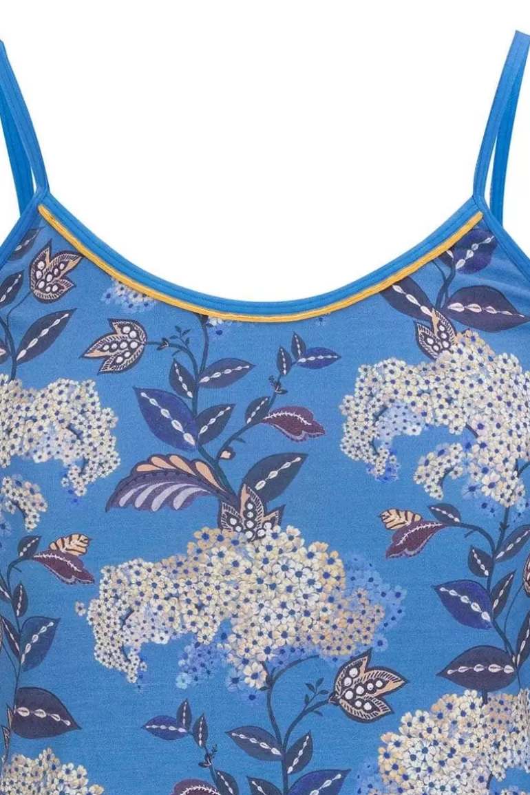 Fashion Top Sleeveless Flora Firenze Cobalt Tops