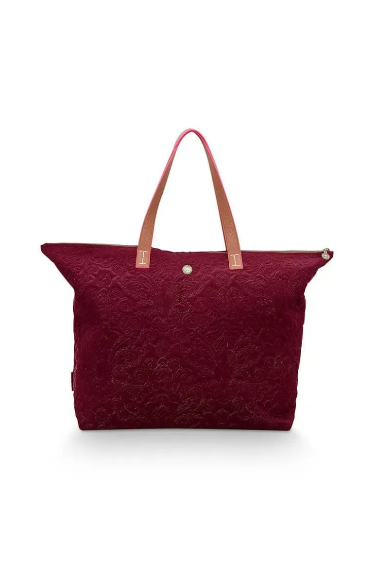 Fashion Tote Bag Velvet Quiltey Days Weekend Bags