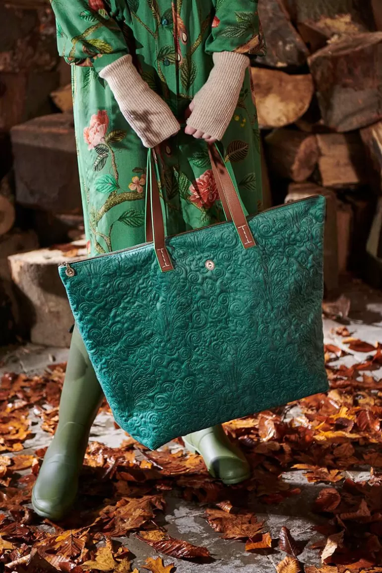Shop Tote Bag Velvet Quiltey Days Weekend Bags