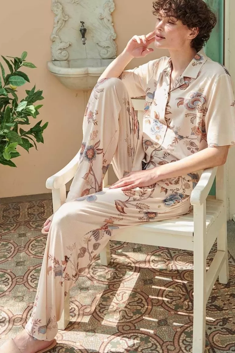 Online Trousers Long Cece Fiore Pants
