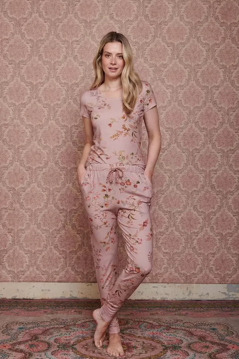 Cheap Trousers Long Kawai Flower Light Pants